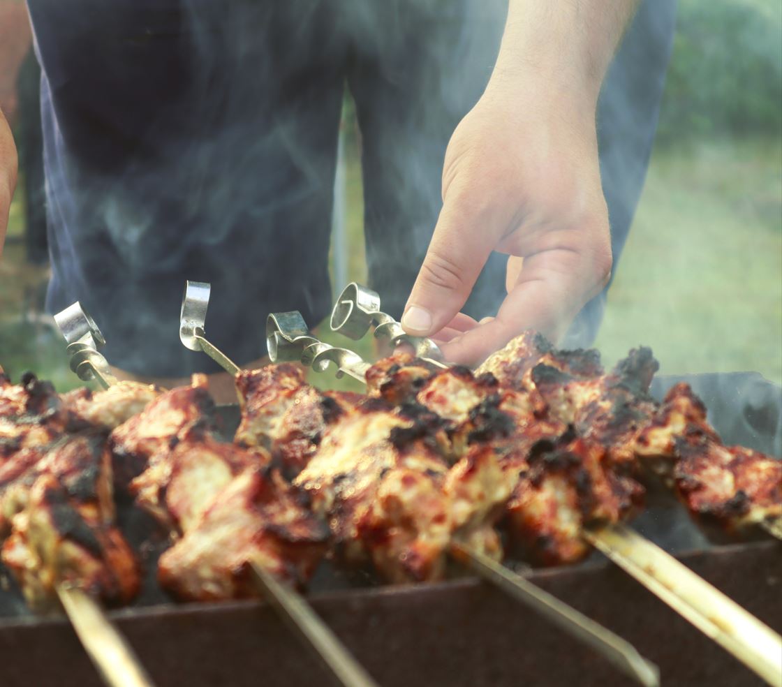 5 x 60cm Spiee Edelstahl fr Feuerschale